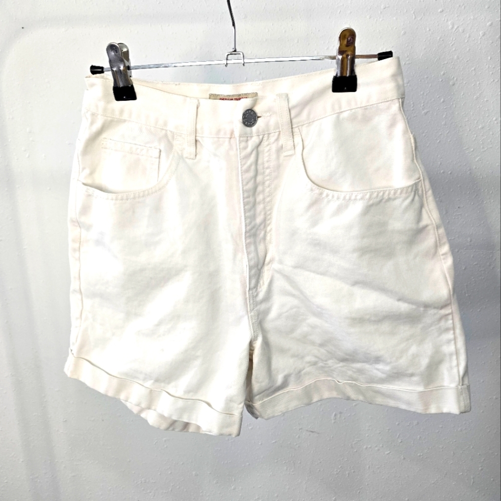 Vintage Guess White Jean Shorts